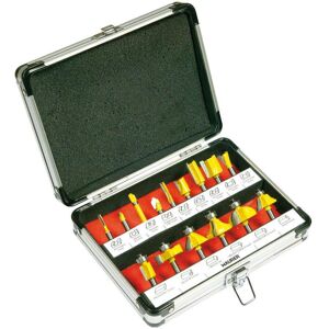 Fresa Maurer 09062050 - Juego de 15 piezas con maletín Fresa Maurer 09062050 - Juego de 15 piezas con maletín