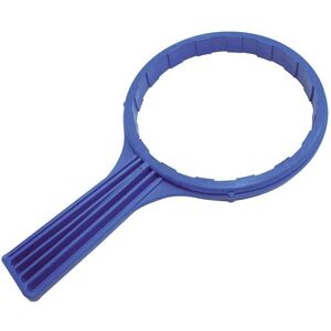Clé de cartouche de filtre à eau Maurer - Plastique bleu - 10 pouces - Publicité Clé de cartouche de filtre à eau Maurer - Plastique bleu - 10 pouces - Publicité