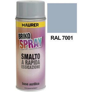 MAURER Briko spray plus 400ML Grigio Argento - Vernice MAURER Briko spray plus 400ML Grigio Argento - Vernice