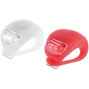Kit de Lumières LED pour Vélo - Blanc & Rouge - 2 pièces - Publicité Kit de Lumières LED pour Vélo - Blanc & Rouge - 2 pièces - Publicité