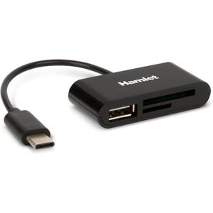 Hamlet XZR100UC Lecteur de Cartes USB-C - Noir - Publicité Hamlet XZR100UC Lecteur de Cartes USB-C - Noir - Publicité
