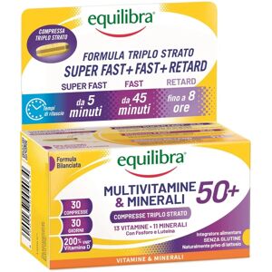 Equilibra 50+ Multivitaminici & Minerali - 30 Compresse Equilibra 50+ Multivitaminici & Minerali - 30 Compresse
