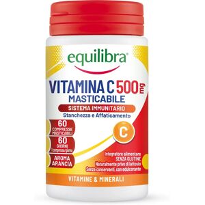 Equilibra Vitamina C 500mg Masticabile Arancia - Integratore Alimentare Equilibra Vitamina C 500mg Masticabile Arancia - Integratore Alimentare