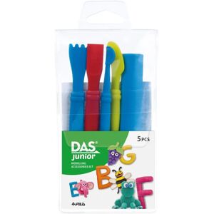 Outils de Modelage DAS Junior - Ensemble de 5 spatules en plastique colorées - Publicité Outils de Modelage DAS Junior - Ensemble de 5 spatules en plastique colorées - Publicité