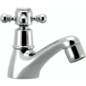 Paini France - Grifo retro de lavabo - Cromado, Cabeza cerámica, placa única Paini France - Grifo retro de lavabo - Cromado, Cabeza cerámica, placa única