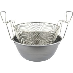Ilsa Szczotkowane Żelazna Fritura - 26cm - Frytkownica Ilsa Szczotkowane Żelazna Fritura - 26cm - Frytkownica