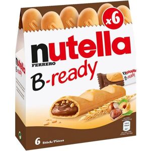Ferrero Nutella B-Ready Suklaa välipala - Rapeat suklaalla täytetyt keksit Ferrero Nutella B-Ready Suklaa välipala - Rapeat suklaalla täytetyt keksit
