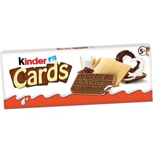 Ferrero Kinder Cards - Casse-croûte au chocolat au lait - 128g - Publicité Ferrero Kinder Cards - Casse-croûte au chocolat au lait - 128g - Publicité