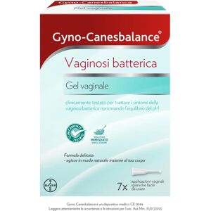 Bayer Gyno-Canesbalance - Gel Vaginale per Vaginosi Batterica - 7 Applicatori Monouso Bayer Gyno-Canesbalance - Gel Vaginale per Vaginosi Batterica - 7 Applicatori Monouso