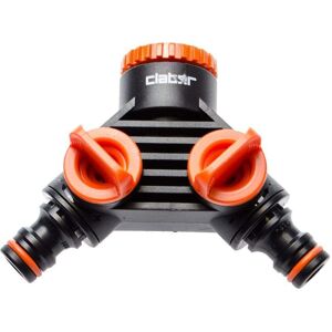 Claber 8598 Havevanding Y-Adapter - Quick-Click Claber 8598 Havevanding Y-Adapter - Quick-Click