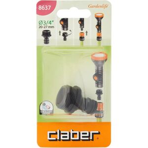 Raccord de tuyau Claber 3/4" - Compatible avec système Quick-Click - Publicité Raccord de tuyau Claber 3/4" - Compatible avec système Quick-Click - Publicité