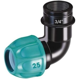Claber Modell 90423 Bewässerungsanschluss - 25mm Winkel, Gewinde Claber Modell 90423 Bewässerungsanschluss - 25mm Winkel, Gewinde