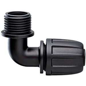 Raccordo a gomito filettato Claber 91019 - Raccordo per irrigazione Raccordo a gomito filettato Claber 91019 - Raccordo per irrigazione