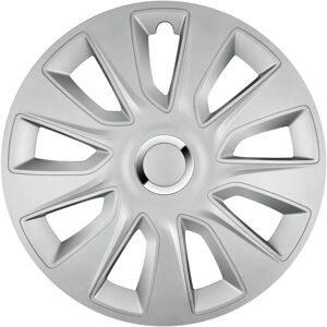 Pilot Stratos RC Silver - Set 4 ABS Wheel Covers - Universal Fit for Steel Wheels Pilot Stratos RC Silver - Set 4 ABS Wheel Covers - Universal Fit for Steel Wheels
