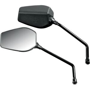 Coppia Specchietti Fender Moto - Snodo Regolabile Attacco Manubrio Nero Coppia Specchietti Fender Moto - Snodo Regolabile Attacco Manubrio Nero