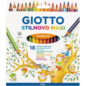 Giotto Maxi Színes Ceruzák - 18 Szín Giotto Maxi Színes Ceruzák - 18 Szín
