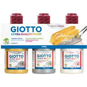 Giotto Modell 542600 Künstlerfarbe - Metall & Perlmutt - 3x250ml Giotto Modell 542600 Künstlerfarbe - Metall & Perlmutt - 3x250ml