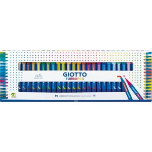 Marcadores de ponta dupla Giotto TurboPRO 30 - Materiais de arte Marcadores de ponta dupla Giotto TurboPRO 30 - Materiais de arte