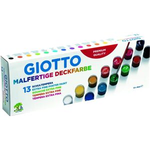 Conjunto de tintas gouache Giotto - Cor extra fina - 13x 18 ml Conjunto de tintas gouache Giotto - Cor extra fina - 13x 18 ml