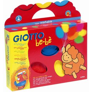 Conjunto de Tintas para Dedos Giotto - 3 x 100ml - Cores Vivas - Atividades Artísticas Conjunto de Tintas para Dedos Giotto - 3 x 100ml - Cores Vivas - Atividades Artísticas