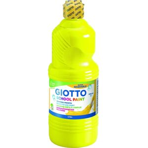 Gouache Amarelo Primário Giotto 1L Lavável - Materiais de Arte Gouache Amarelo Primário Giotto 1L Lavável - Materiais de Arte
