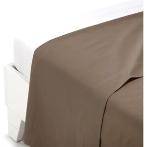 Sábana superior de algodón unicolor Moka Caleffi - Ropa de cama Sábana superior de algodón unicolor Moka Caleffi - Ropa de cama