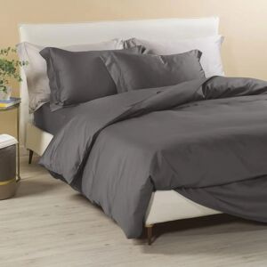 Caleffi - Sängklädesset i satin av bomull - Antracit - Bäddtextilier Caleffi - Sängklädesset i satin av bomull - Antracit - Bäddtextilier