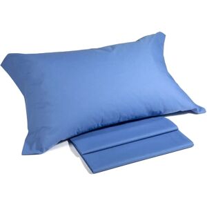 Caleffi Blue Cotton Solid Bedding Set - Bed Type Caleffi Blue Cotton Solid Bedding Set - Bed Type