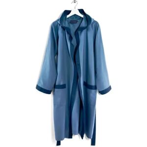 Accappatoio con Cappuccio in Microfibra Blu Caleffi - Sport & Viaggio Accappatoio con Cappuccio in Microfibra Blu Caleffi - Sport & Viaggio