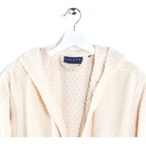 Caleffi Sirena Accappatoio in cotone con cappuccio avorio XXL Caleffi Sirena Accappatoio in cotone con cappuccio avorio XXL