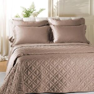 Caleffi - Federa copriletto - Raso di cotone 100% - Matrimoniale - Beige Caleffi - Federa copriletto - Raso di cotone 100% - Matrimoniale - Beige