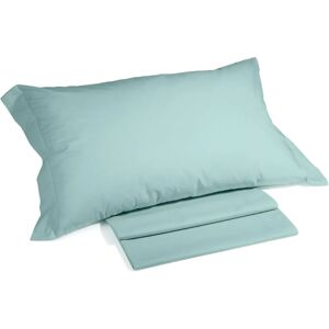 Caleffi - Completo Lenzuola in Cotone Tinta Unita - Piazza e Mezza Caleffi - Completo Lenzuola in Cotone Tinta Unita - Piazza e Mezza