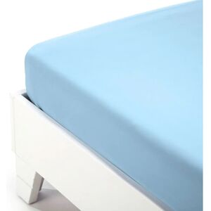 Maxi Fitted Sheet van Caleffi - Katoen Blauw Maxi Fitted Sheet van Caleffi - Katoen Blauw