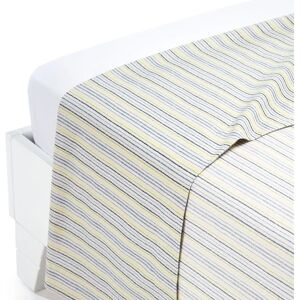 Caleffi Blau Katoen Geometrisch Bed Sheet - Matrasmaat Caleffi Blau Katoen Geometrisch Bed Sheet - Matrasmaat