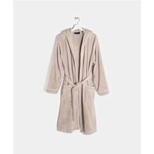 Caleffi Beige Kapuzenbadjas - Badjas Caleffi Beige Kapuzenbadjas - Badjas