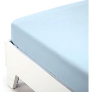 Lenzuola in jersey Caleffi - Lenzuolo sotto in cotone - Blu Lenzuola in jersey Caleffi - Lenzuolo sotto in cotone - Blu