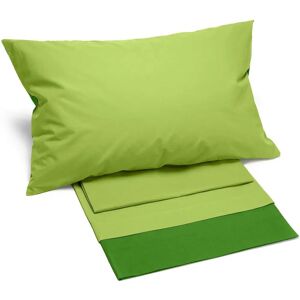 Set di biancheria estiva in cotone Bikolor Caleffi - Lenzuolo-copriletto Set di biancheria estiva in cotone Bikolor Caleffi - Lenzuolo-copriletto