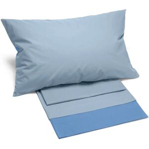 Caleffi - Tvåfärgad bomulls-linne set - Säng typ Caleffi - Tvåfärgad bomulls-linne set - Säng typ