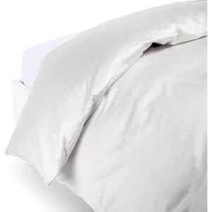 Housse de couette en satin de coton beige Caleffi Housse de couette en satin de coton beige Caleffi