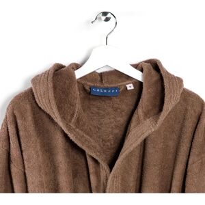 Caleffi - Serviette à Capuche Minorka - XXL - Marron - Publicité Caleffi - Serviette à Capuche Minorka - XXL - Marron - Publicité