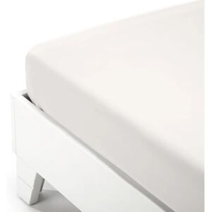 Caleffi Beige Katoenen Fitted Sheet - Linnen Caleffi Beige Katoenen Fitted Sheet - Linnen