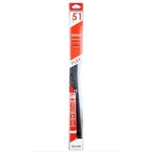 Flex 51cm Stěrač - Zakřivený, Přírodní kaučuk, 5 adaptérů - Stěrač Flex 51cm Stěrač - Zakřivený, Přírodní kaučuk, 5 adaptérů - Stěrač