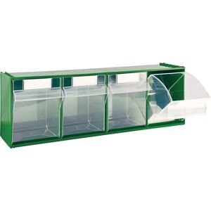 Armadio di stoccaggio Mobil Plastic - 4 cassetti - Verde Armadio di stoccaggio Mobil Plastic - 4 cassetti - Verde