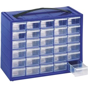 Mobil Plastic Espace 30 - 30 Cassetti Blu - Comò Mobil Plastic Espace 30 - 30 Cassetti Blu - Comò