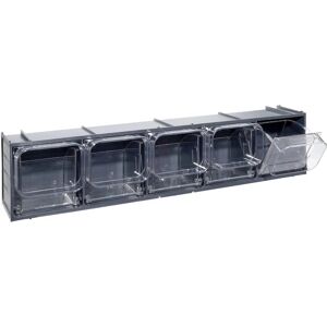 Cassetto di stoccaggio Mobil Plastic - Grigio scuro - 600x133x132mm - Storage Drawer Cassetto di stoccaggio Mobil Plastic - Grigio scuro - 600x133x132mm - Storage Drawer