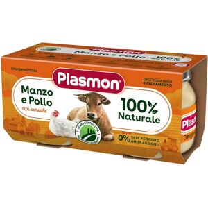 Plasmon Cibo per Bebè - Manzo & Pollo - 2 x 80g Plasmon Cibo per Bebè - Manzo & Pollo - 2 x 80g