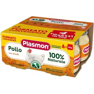 Plasmon Cibo per Bambini - Omogeneizzato di Pollo e Cereali 4+ Mesi Plasmon Cibo per Bambini - Omogeneizzato di Pollo e Cereali 4+ Mesi