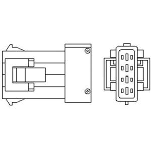 Sonda lambda Magneti Marelli 466016355031 - Riscaldata per Peugeot & Citroën Sonda lambda Magneti Marelli 466016355031 - Riscaldata per Peugeot & Citroën
