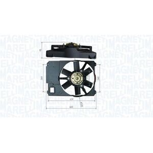 Magneti Marelli 069422800010 Ventola - Raffreddamento motore Magneti Marelli 069422800010 Ventola - Raffreddamento motore
