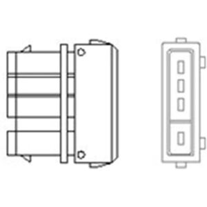 Magneti Marelli Malli 466016355136 Lämmitetty hapetunnistin Skoda Felicia VW Caddy Magneti Marelli Malli 466016355136 Lämmitetty hapetunnistin Skoda Felicia VW Caddy